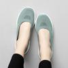 Женские мокасины, лоферы, повседневные зеленые туфли для ходьбы, летние черные легкие носки, обувь для мам, большой размер