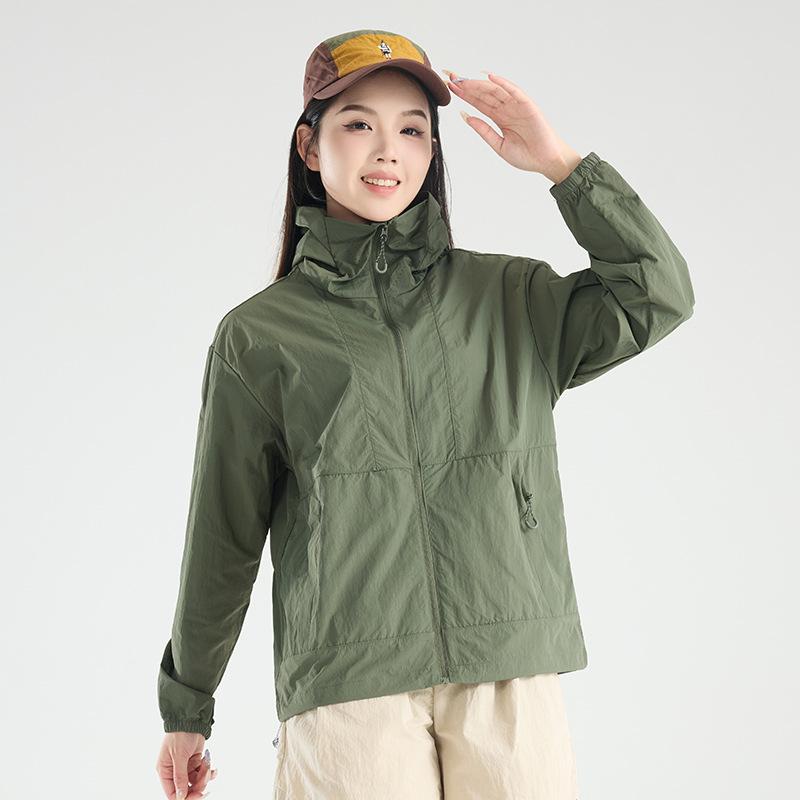Outdoor mountain sunscreen clothing men's summer UV sunscreen clothing women's small cool breathable skin clothing jacket