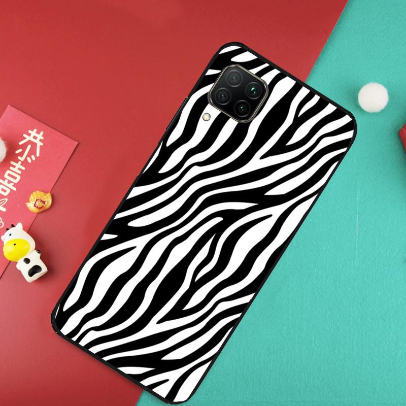 Zebra Stripe Print For Huawei Nova 11 Pro 9 10 SE 7i 8i 11i 12i Y73 Y72 Y61 Y91 Y90 Y70 Y60 P30 P40 Lite Case
