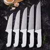 White Kitchen Knife Sharp Blade Fruit Knife Stainless Steel Household Fruit Paring Cutting Knives and Accessories