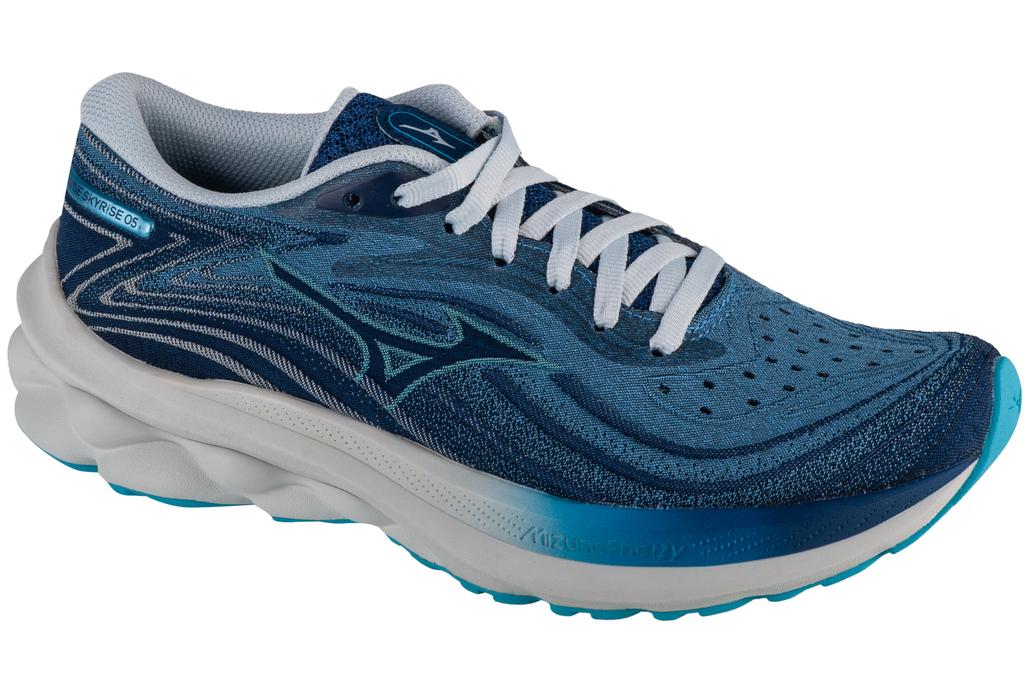 Mizuno Wave Skyrise 5, Womens Blue Running Shoes