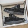 Men's Retro Low-Top Sneakers: Trendy Solid Color Casual Sports Shoes for Spring and Autumn