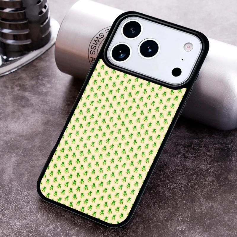 Милый зеленый лягушонок Чехол для телефона для iPhone 17 16 15 14 13 12 11 Pro Max Plus 17Air Мягкий силиконовый чехол