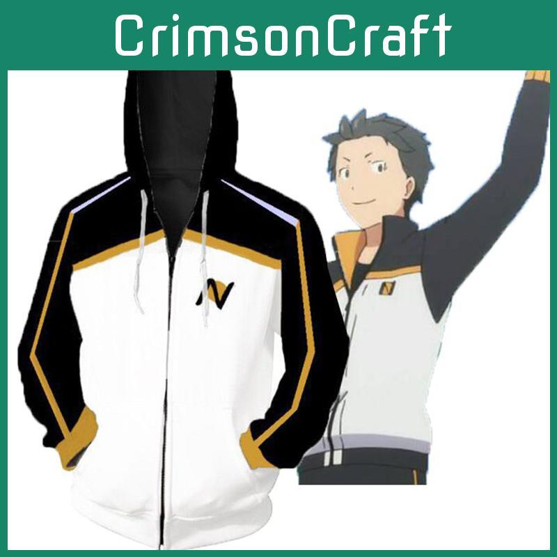 Худи Свитшот Пуловер Kara Rezero Hajimeru Isekai Seikatsu Subaru Natsuki