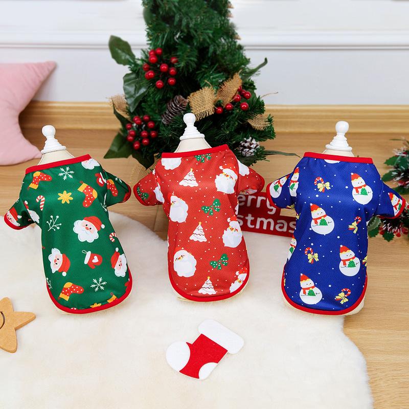 1PC Sweatshirt Cute Pullover For Small Medium Dogs Holiday Gifts Winter Dog Clothes Christmas