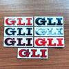 OPQ1 2026 Hot VOLKSWAGEN 3d Metal Red Logo GLI Emblem Letters Car Trunk Badge Decal For Volkswagen Bora VW Jetta MK4 MK5 MK6 MK7 GLI