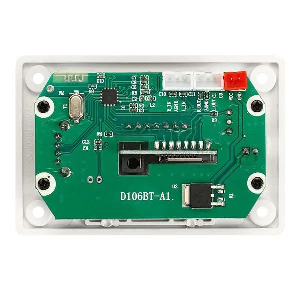 5 В 12 В Модуль платы декодера MP3 Bluetooth 5.0 Автомобильный USB MP3-плеер WMA WAV Слот для карты TF / USB / FM Модуль платы с пультом ДУ