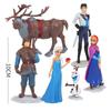 Frozen 2 Elsa Anna Olaf Figures Model Princess Elza Girls Doll Toy Set Preferred Gift for Children Birthday Christmas