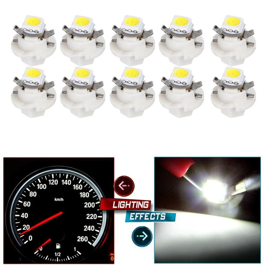 T5 5050 1Smd Led B8.4D Indicator Gauge Dashboard Dash Side Lights Bulbs