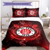 FC St. Pauli Football Printed 3 Pieces Bedding Set, Comfortable Skin Friendly Bedroom Duvet Cover Set