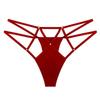 Sizzling Seamless Ice Silk Thong with Hot-Drilled Details and Hollow-Out Straps