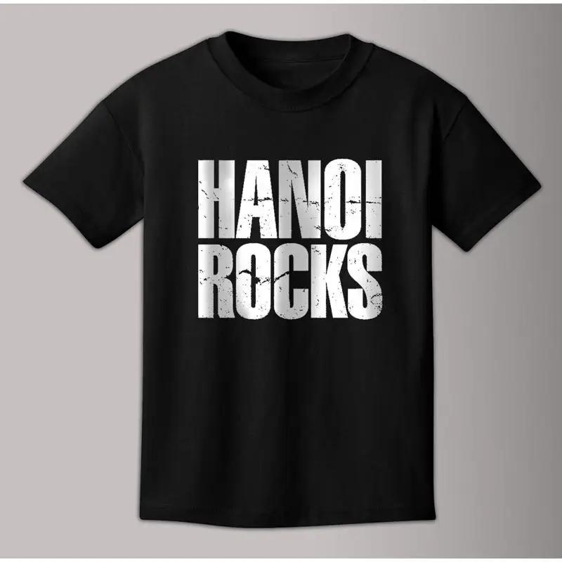Hanoi Rocks 80s Band Logo T Shirt Black S 3xl