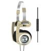 Koss Porta Pro Wired Limited Edition Rhythm Beige Headphones with Volume Touch and Hard Carry Rhythm Beige On-Ear In-Line Mic, Control, Remote, Case,