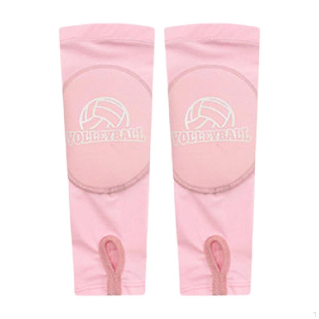 2 шт., волейбольные перчатки с рукавами, защитные наколенники, грелки, поддержка баскетбольного запястья для