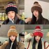 Knit Hat Women Acrylic Material Breathable Windproof Winter Fashionable Autumn