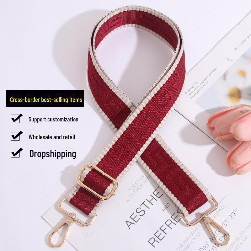 Регулируемый ремень для сумки через плечо в полоску – универсальный, широкий сменный ремень