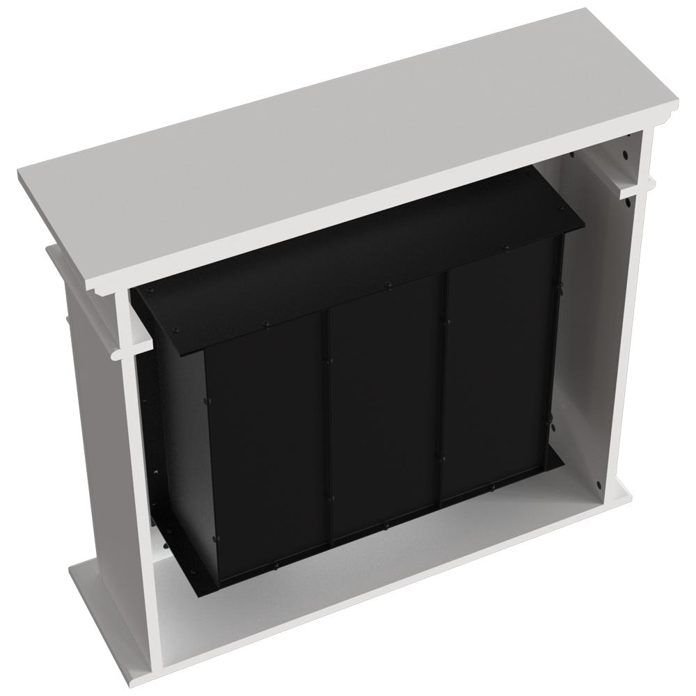 Portal Bioethanol fireplace AUGUST TÜV white self assembly