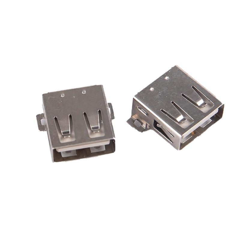 10 шт. Usb2.0 Тип A Стандартный порт Женский разъем для пайки Разъем для печатной платы Smt 4P