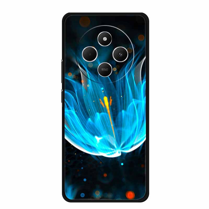 Phone Case For Xiaomi Redmi 14C Back Cover Case 14 C Black Silicone Soft Funda For Redmi 14C Case Redmi14C 6.88" Shockproof Bag