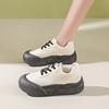 2024 New Color Matching Thick-soled Vulcanized Shoes for Women with Laces Versatile and Comfortable Casual Women's Sports Shoes