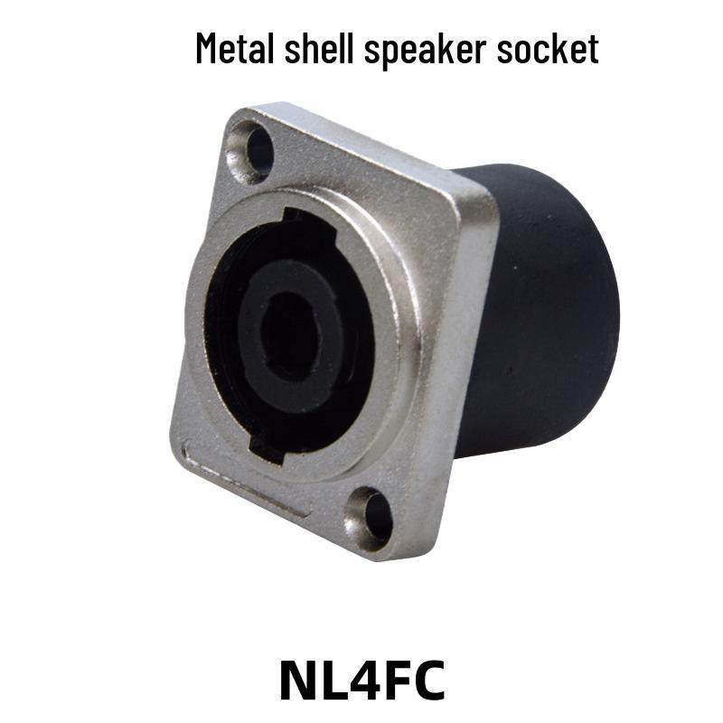 NL4FX 4-контактный Speakon female разъем для мощных сценических акустических систем