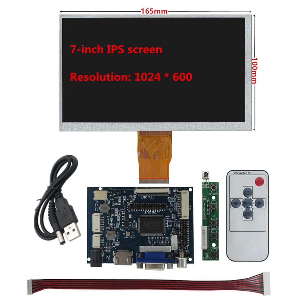 6,5/7/8/9/10,1-дюймовый ЖК-экран TFT IPS DIY Монитор Плата управления драйвером HDMI VGA AV Raspberry Pi Портативный компьютер Дополнительный экран