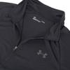 Under Armour Сплошная цветная футболка с длинным рукавом для бега и фитнеса с полумолнией, мужские топы, черные 1328495-001