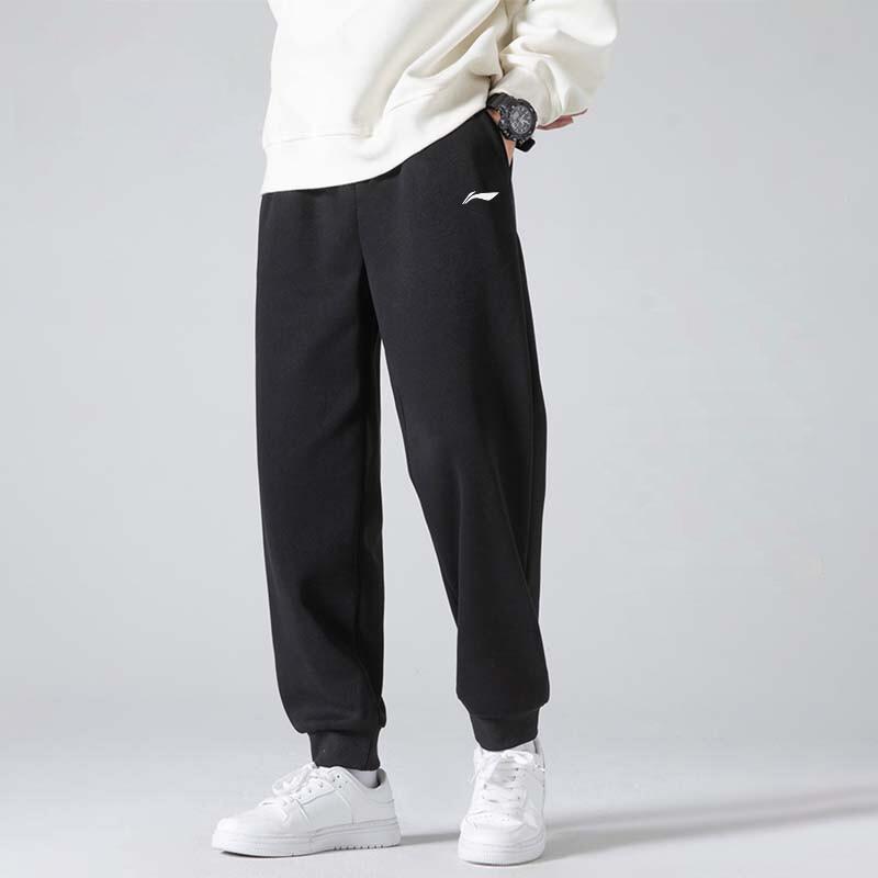 Коллекция Li Ning для бадминтона Трикотажные спортивные штаны Унисекс AKLVD49-1