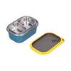 1.2L Stainless Steel Bento Box Doublelayer LeakProof Sealed Food Container Storage Box for School Picnic