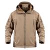 Soft Shell Waterproof Military Jacket Men Winter Warm Outdoor Hiking Hooded Camouflage Fleece Tactical Coat