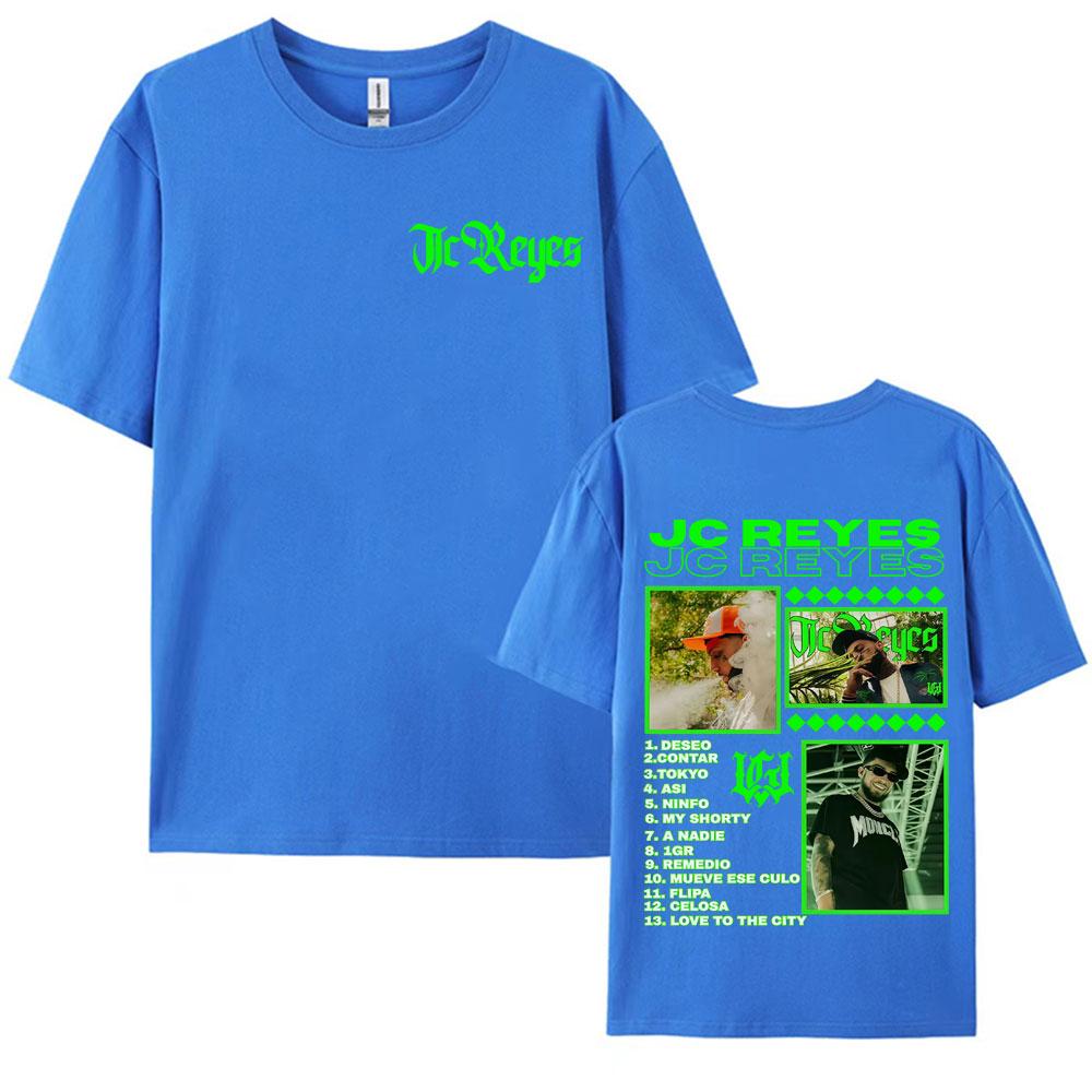 Rapper Jc Reyes Album Tour 2025 Merch Tee Shirt Mens Clothing Summer Fashion Vintage Hip Hop T Shirt Short Sleeve Loose Tshirt