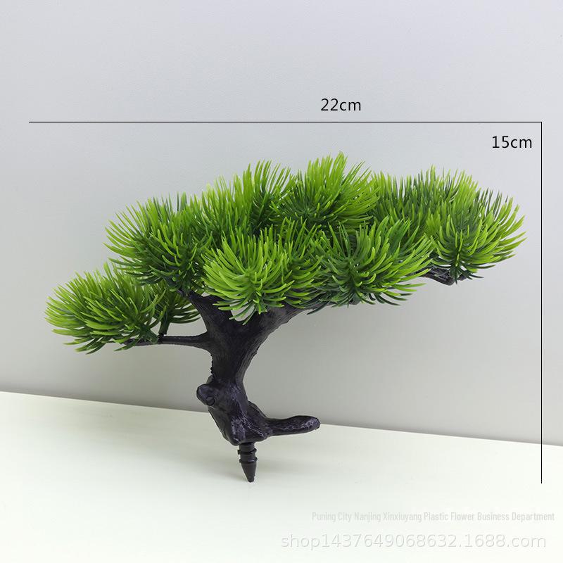 Искусственная сосна туя с горшком - декор гостиной и украшение для ландшафтного дизайна альпинария