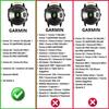 Браслет для Garmin Fenix 7S - Fenix 6S - Fenix 5S - Instinct 2S- Descent Mk2S- D2 Delta S -Силикон Черный 20мм QuickFit Phonillico®