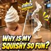 Funny Retractable Toy Spiral Style Extendable Prank Toy Telescopic Ice Cream Toy  Desk Decor