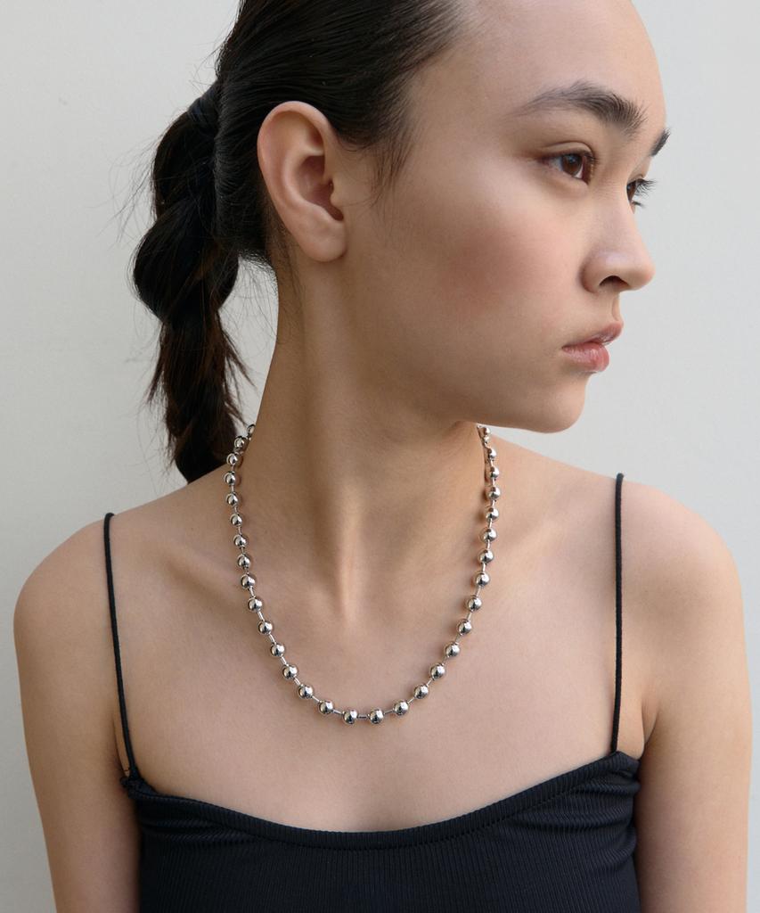 Серебряная цепочка с бусинами Debbyoung
