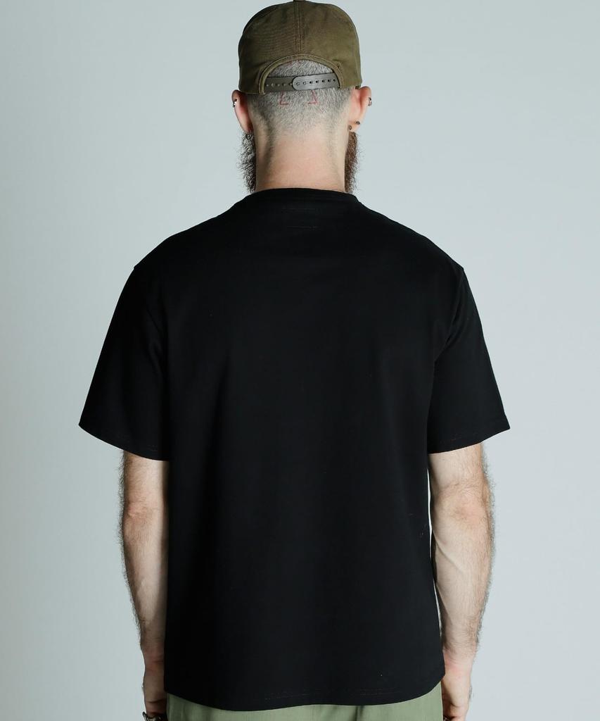 Schott STUDS T-SHIRT SPIDER Футболка со стразами, Мужская, Размер 2XL, 010, Черный, 782-5134011