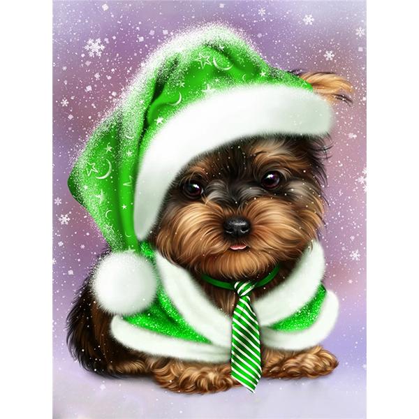 5D DIY Алмазная картина Набор Милый щенок Искусство Алмазная вышивка Стразы Украшения для дома