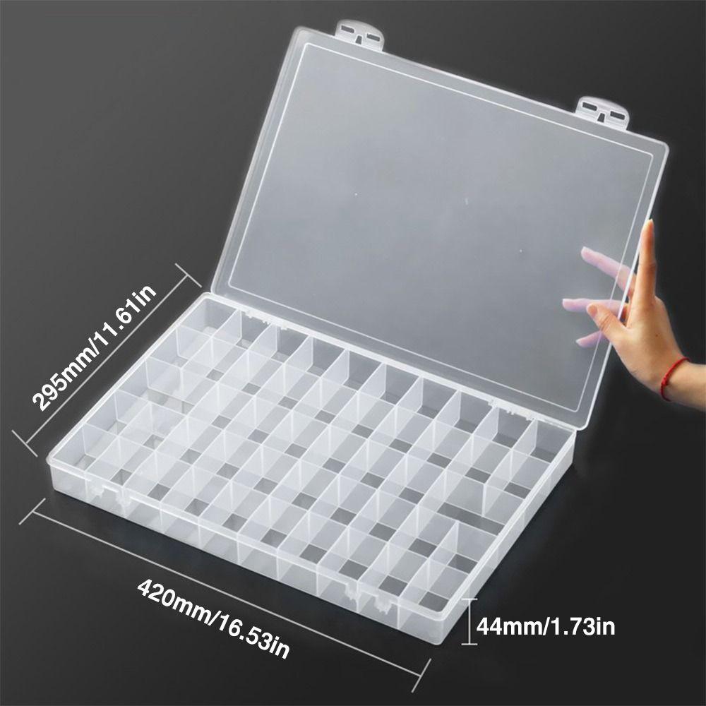 Soft Lid Paint Tray Seal Plastic Box Durable Jewelry Organizer