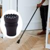 2pcs Black Crutch Cane Bottom Pads Anti-Skid Trekking Pole Bottom Cover  Hiking