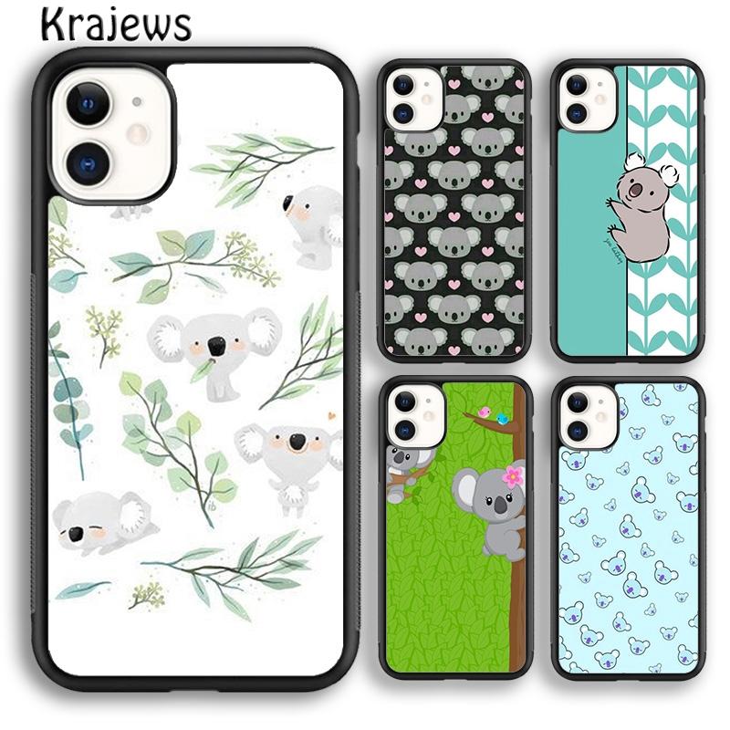 Cute Cartoon Koala For iPhone 17 Air 16 Phone Case Cover 15 14 plus 12 13 pro max coque Shell Fundas
