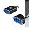 USLT7 Car Type-C To USB Adapter Fast Charging Connector For Alfa Romeo 159 Giulietta Mito 147 Stelvio Giulia Stelvio Valve Accessories