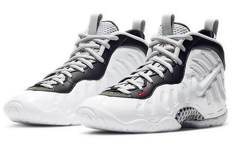 Nike Air Foamposite Pro Белый Черный Университетский Красный GS 644792-103