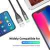 Кабель светодиодный, для быстрой зарядки мобильных телефонов Android, через Micro USB для Samsung, Huawei, Xiaomi
