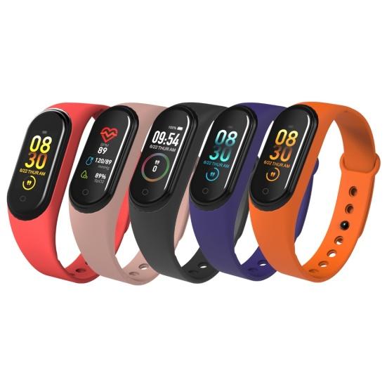 M4-WK Мониторинг сна Мониторинг пульса Шагомер Спортивный смарт-браслет с Bluetooth