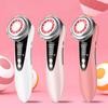 EMS Facial Massager LED Light Therapy Sonic Vibration Wrinkle Removal Skin Tightening Warm Cool Treatment Skin Care Beauty Device