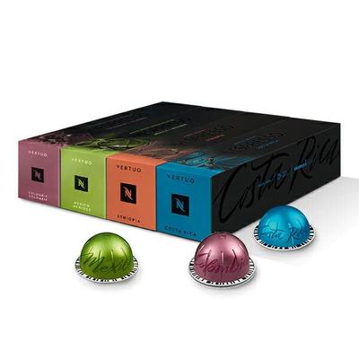 Официальный продукт Nespresso: Кофейный набор Nespresso Vertuo Master Origins (40 чашек) с капсулами Vertuo (Код продукта: 21VM-E04K)