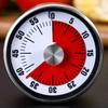 Kitchen Timer Time Reminder 60 Minutes Magnet Round Shape Kitchen Tools Countdown Alarm Reminder Mechanical Cooking Timer