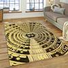 Bitcoin 3D Virtual Currency NFT Area Rug Carpet for Bedroom Living Room Home Sofa Decoration,Children Game Large Decor Floor Mat