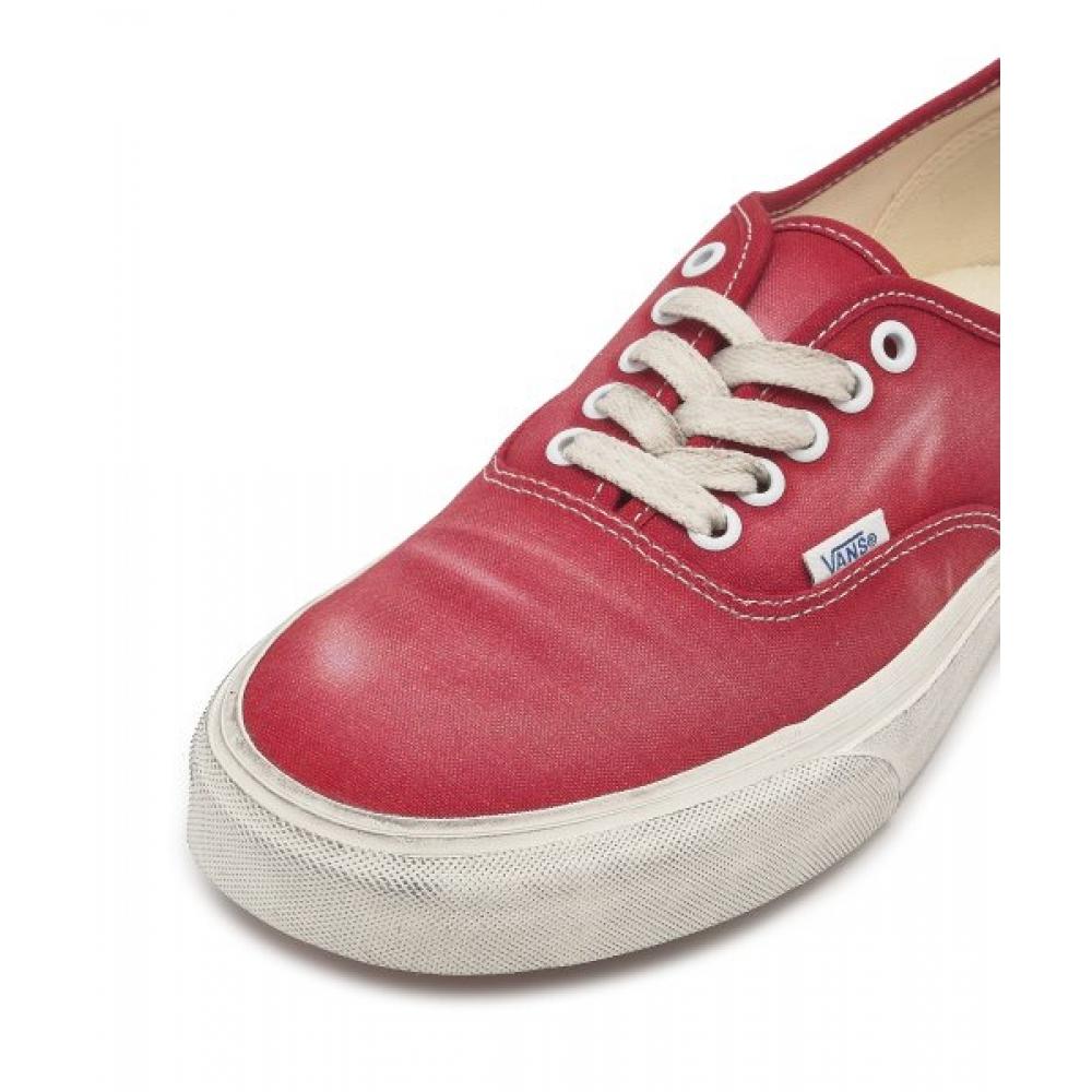 Vans Аутентичный волнистый вымытый красный Vn000bw5cje1