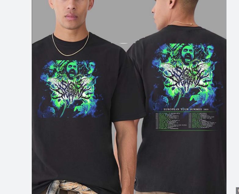 Футболка Signs of the Swarm Европейский тур Лето 2025. Футболка Unisex